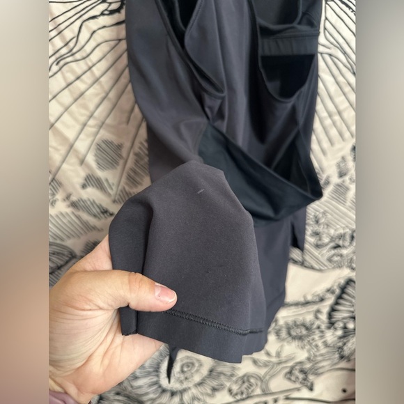 Women’s Lululemon Athletica Flowy Back Band Black Tank No Size Tag - Picture 7 of 12